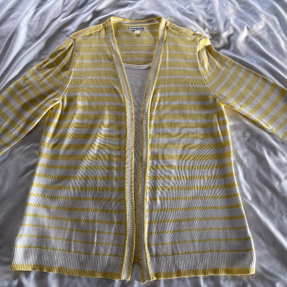 Croft & Barrow 1-Piece Cardigan-Look Sweater